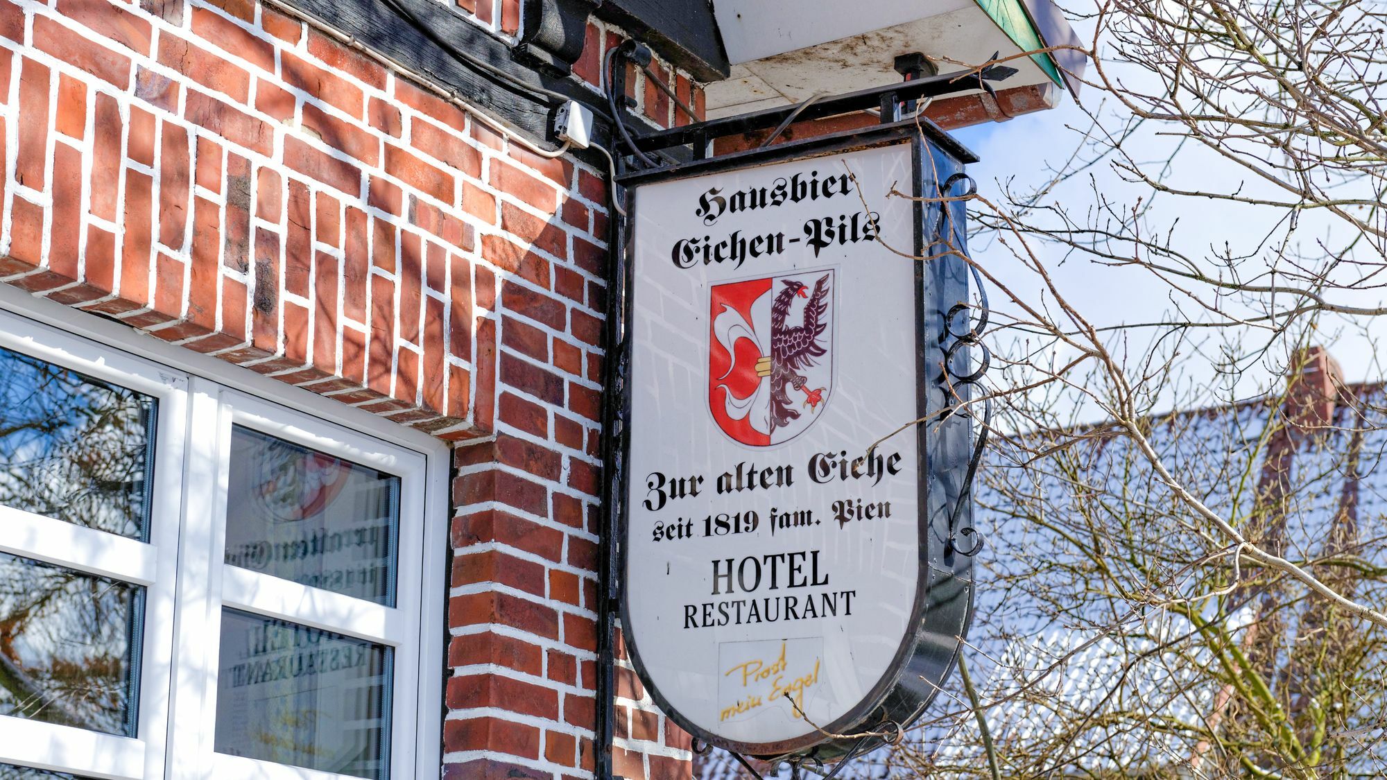 Gasthaus Zur Alten Eiche Hamburg Dış mekan fotoğraf